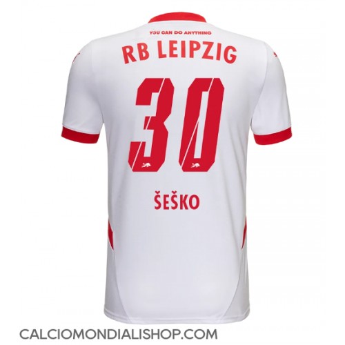 Maglie da calcio RB Leipzig Benjamin Sesko #30 Prima Maglia 2024-25 Manica Corta